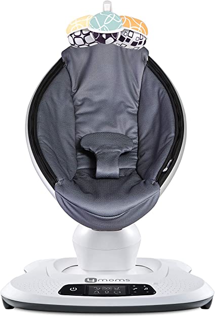 4 Multi-Motion Baby Swing, Bluetooth Baby Rocker with 5 Unique Motions, Cool Mesh Fabric