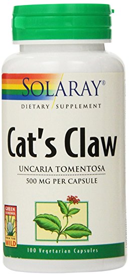 Solaray - Cat's Claw, 500 mg, 100 capsules