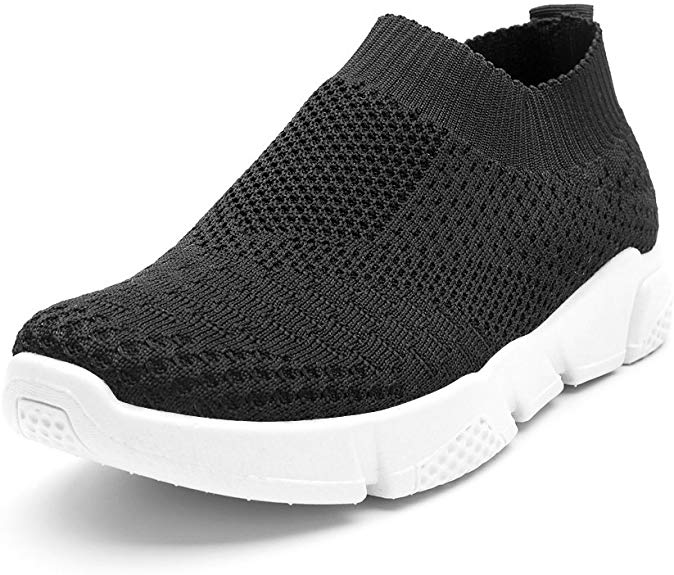 DRKA Women's Athletic Mesh Walking Shoes, Lightweight and Breathable Slip-on Sneakers