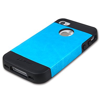 iPhone 4s Case, JETech Super Fit TPU Case Logo Cut-Out for Apple iPhone 4 / 4s (Blue) - 0447