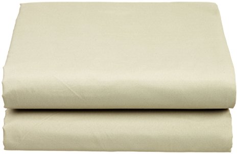 Cathay Luxury Silky Soft Polyester Single Fitted Sheet, Queen Size, Sage