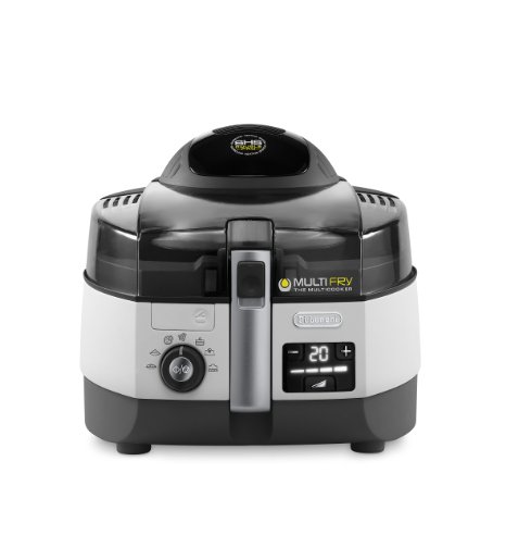 De'Longhi Multifry Extra Chef Low Oil Multicooker FH1394, 1.7 kg - Clear