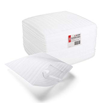LeKzai 12" x 12" Foam Pouches, Protect Dishes, Glasses, Porcelain and Fragile Items, Packing Supplies Used for Moving, 50-Pack .