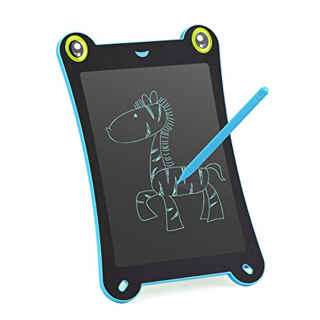 NewYes Frog pad 8.5-Inch LCD Writing tablet- electronic writing pad Drawing board gifts for kids office writing board(blue)