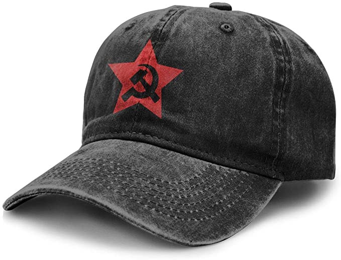 MOCSONE Communist USSR Hammer Sickle Unisex Adult Baseball Hat Sports Cowboy Cap Men Women Snapback