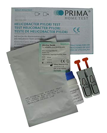 2 x Prima Home Stomach Ulcer / Helicobacter H Pylori Test Kit by Prima