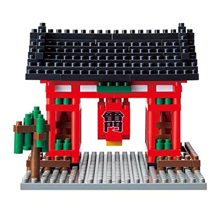 Nanoblock Kaminarimon Temple Building Kit