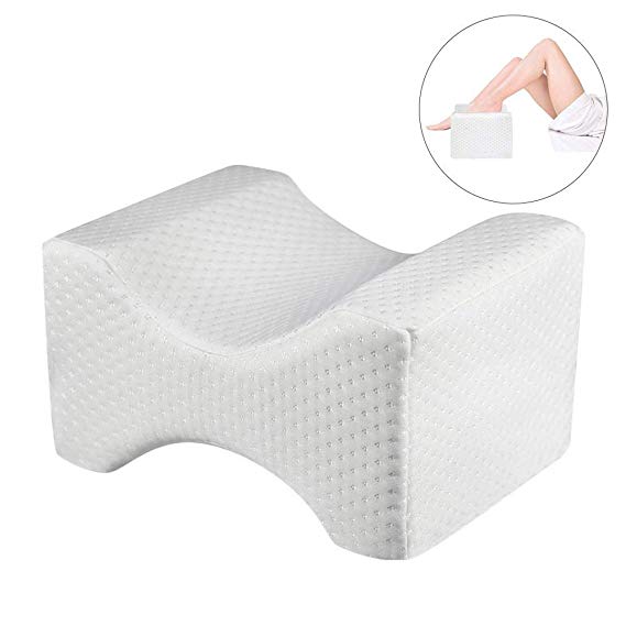 PROKTH Modvel Orthopedic Knee Pillow – Memory Foam Knee, Hip, Sciatica & Lower Back Pain Relief Cushion, Provides Support & Comfort, Breathable, Between-The-Legs Pregnancy Sleep Contour Wedge