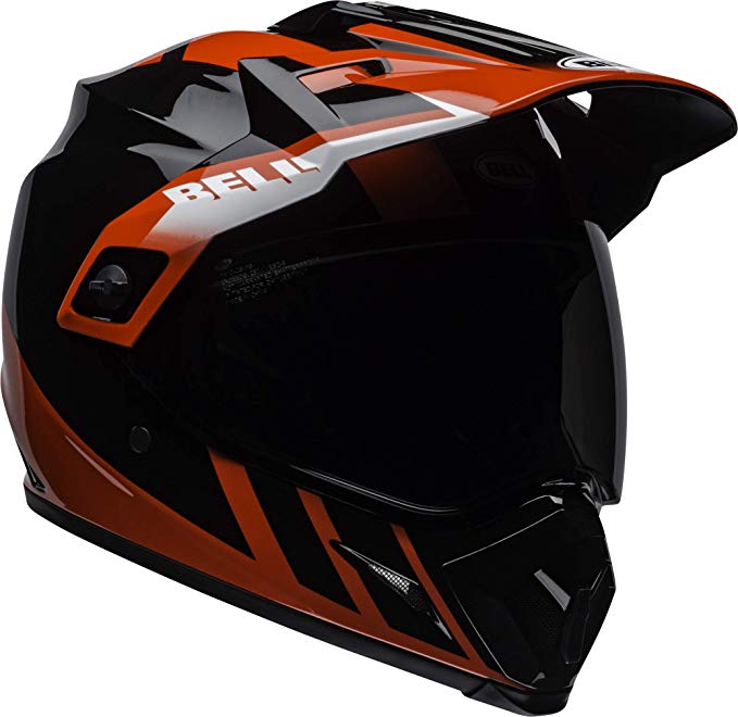 Bell MX-9 Adventure MIPS Full-Face Motorcycle Helmet (Dash Gloss Black/Red/White, Medium)