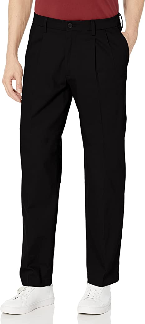 Dockers Men's Classic Fit Signature Khaki Lux Cotton Stretch Pants - Pleated (Regular and Big & Tall)