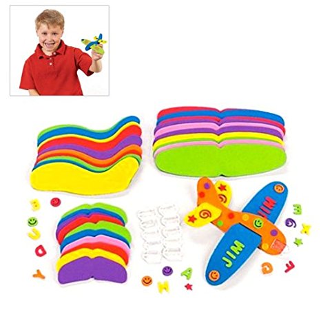 Fun Express Foam Flying Gliders Craft Kits (Makes 12)