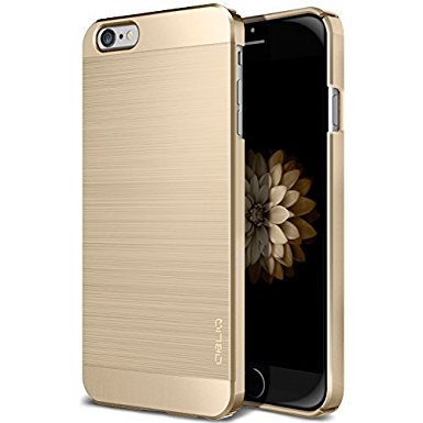 iPhone 6S Case, OBLIQ [Slim Meta][Champagne Gold] Premium Slim Fit Thin Armor All-Around Shock Resistant Polycarbonate Metallic Case for Apple iPhone 6S (2015) & iPhone 6 (2014)