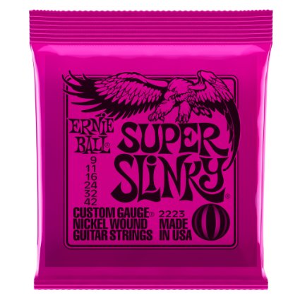 Ernie Ball 2223 Electric Guitar Strings Super Slinky