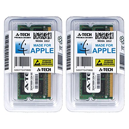 A-Tech® For Apple® 8GB Kit 2x 4GB Mac mini iMac MacBook Pro MacBook Late 2009 Mid 2010 MC516LL/A A1342 MC374LL/A A1278 MC375LL/A MB950LL/A A1311 MB952LL/A A1312 MB953LL/A MC270LL/A A1347 Memory RAM