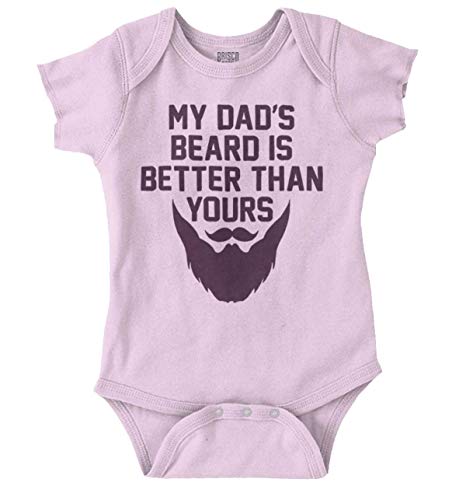 Dad's Beard Better Than Yours Funny Baby Romper Bodysuit