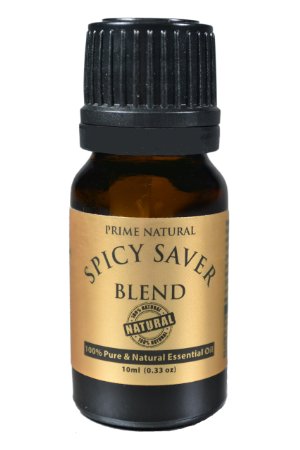 Spicy Saver Essential Oil Blend 10ml - Healthy Immunity - Respiratory Protective Blend Natural Pure and Undiluted Best for Aromatherapy , Scents & Diffuser - Sinus , Allergy , Cough Congestion Relief