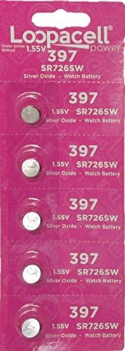 LOOPACELL 5 397/396 (SR726SW, SR726W) Silver Oxide Watch Battery