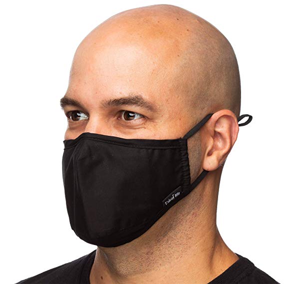 Debrief Me Anti Dust Face Mouth Cover Mask Respirator - Dustproof Anti-bacterial Washable - Reusable masks Respirator Comfy - Cotton Germ Protective Breath Healthy Safety Warm Windproof (Black)