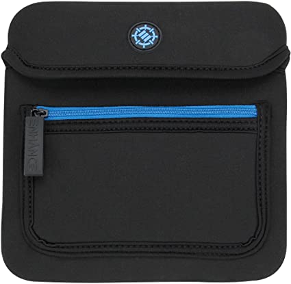 ENHANCE Touchpad Trackpad Sleeve Case for Apple Magic Trackpad 2, Logitech Wireless Touchpad T650, Wacom Wireless Bamboo Touch & More (up to 7 x 7 Inches) with Neoprene Construction, Zipper Storage