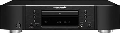 Marantz CD6007 CD Player, Fine Tuned CD Player with USB Port, High Resolution D/A Conversion, Up to 192 kHz/24 Bits, Headphone Amplifier, Digital Filters - Black