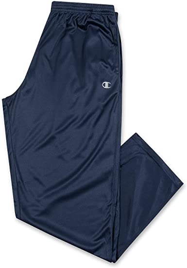 Champion Big and Tall Open Bottom Track Pants – Lightweight Powertrain Track Pants for Men