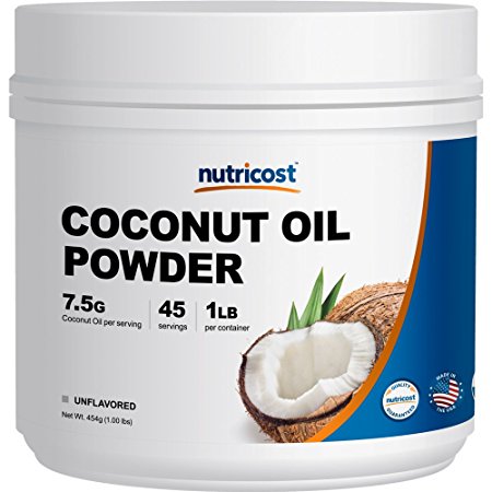 Nutricost Coconut Oil Powder 1 LB, 45 Servings - Non-GMO And Gluten-Free - Premium Quality Made In The USA …