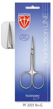 3 SWORDS GERMANY - cuticle scissor, nickel plated mat, Quality: Made in Solingen/Germany