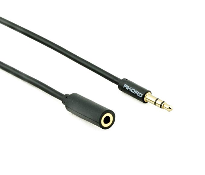 AKORD 5 m 3.5 mm AUX Extension Male Jack to Female Socket Cable