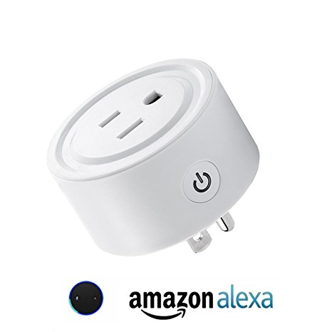 Smart Socket No Hub Required Easy Wi-Fi Control Works with or Without Alexa