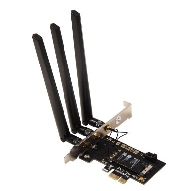 Fenvi Desktop PC Dual Band 802.11AC Wireless WIFI PCI Express PCI-E Adapter Card 2.4Ghz-450Mbps/5Ghz-1.3Gbps   Bluetooth 4.0 Include Low-profile Bracket for MAC OS X System Hackintosh Windows 7/8