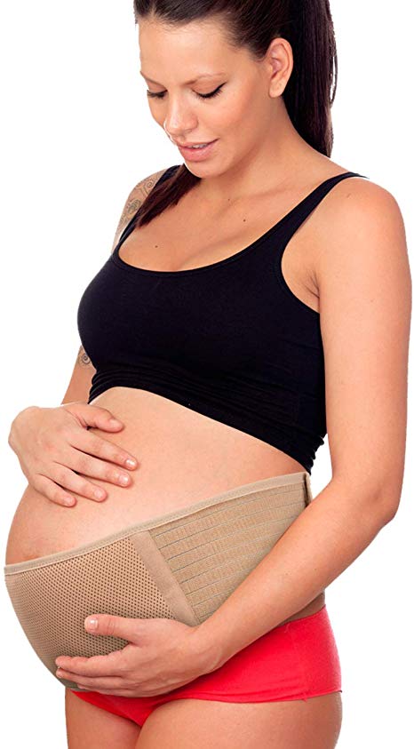 Maternity Belt, Pregnancy Support Belt, Breathable Belly Band - Back Hip & Pelvic Support Lumbar Relief Prenatal & Postpartum Tummy Wrap Abdominal Sling Prenatal Cradle - Universal Size