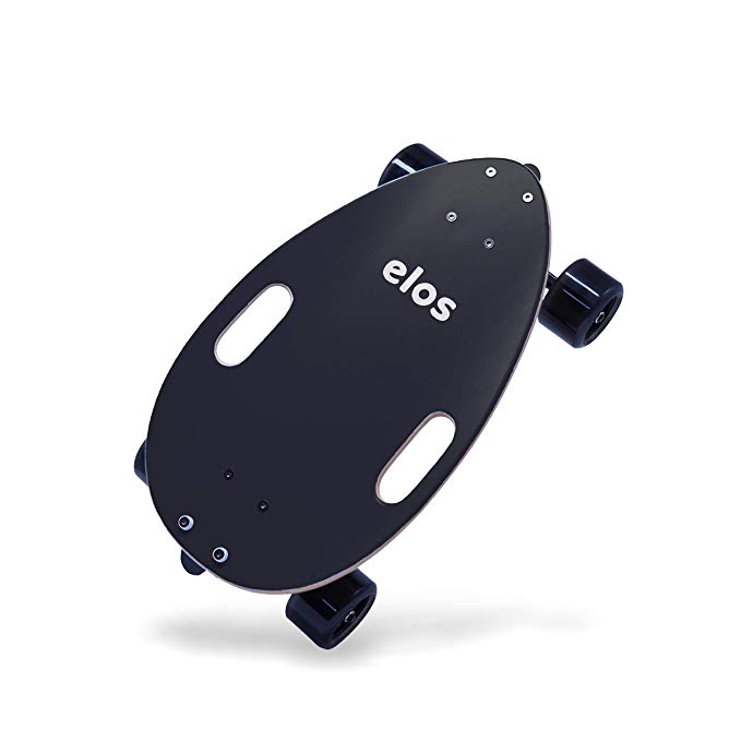 elos Skateboard Complete Lightweight - Mini Longboard Cruiser Skateboard Built for Beginners and Urban commuters. Wide and Stable Skateboard Deck. Non-Electric Personal Transporter. Campus Board.