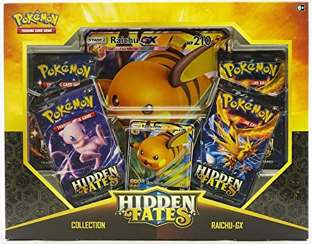 Pokemon Hidden Fates GX Collection Box Bundle | Raichu