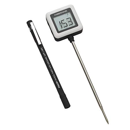 Farberware Protek Instant Read Thermometer, Black