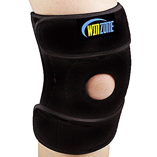 Winzone Knee Brace Premium Adjustable Compresion Support Sleeve for Sport or Arthritis Pain Relief