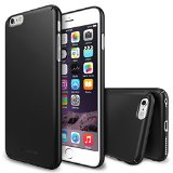 iPhone 6 Plus Case - Ringke SLIM Essential Ultra ThinFREE Bonus 1 HD Screen ProtectorSF BLACK Perfect Fit and Ultra Slim Scratch-Resistant Dual Coating Minimalist Thin Protective Hard Case for Apple iPhone 6 Plus 55 2014