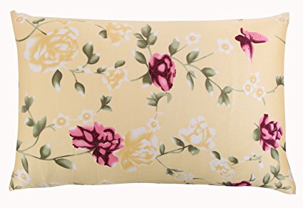 Silk Pillowcase for Hair and Skin with Hidden Zipper Chinese Pastel Water Colors Print Standard/Queen (pattern 7)