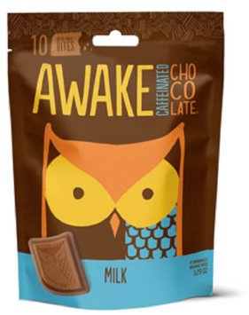 AWAKE Caffeinated Chocolate Bites, Milk Chocolate, 5.29 oz