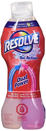 Resolve, Oxi-Action, Dual Power Laundry Stain Remover, Pre-Treat, 650 ml