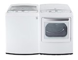 LG POWER PAIR SPECIAL-Mega Capacity High Efficiency Top Load Laundry System with ELECTRIC Dryer Pure White WT1701CWDLEY1701W