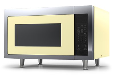 Big Chill Retro Microwave 1.6 cu. ft. 1200 watts Buttercup Yellow