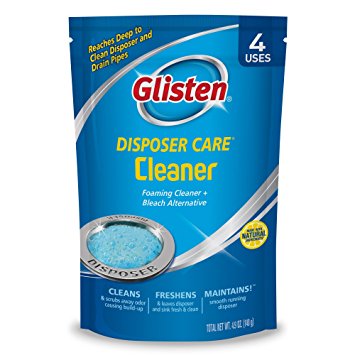 Glisten Disposer Care Foaming Cleaner, Lemon Scent, 4 Use