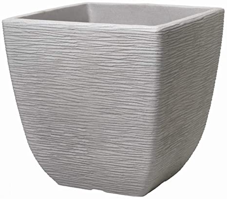 Stewart Cotswold Planter 38cm Square Limestone Grey