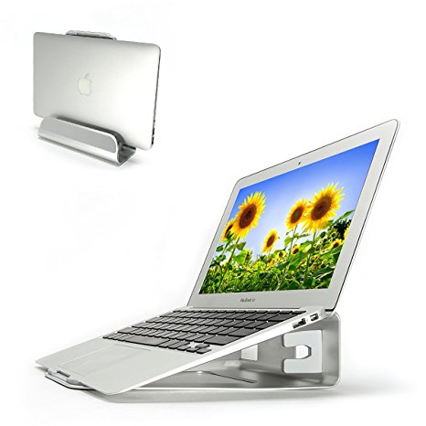 Nekmit Aluminum Laptop Stand for Macbook (Silver)