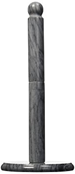 Fox Run 3831 Marble Paper Towel Holder, Black