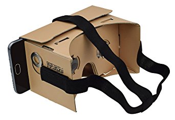 Sharkk Google Cardboard VR Goggles 3D Virtual Reality Glasses - 1 Pack