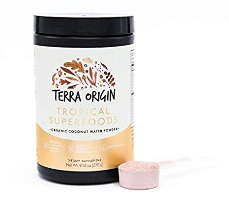 Terra Origin, Tropical Superfoods, Powder, Organic Coconut Water, 30 Servings, Over 20 Natural Ingredients, Antioxidants & Herbs to Support Healthy Immune System