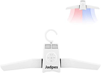 Jadpes Household Portable Dryer, Travel Portable Foldable Electric Clothes Drying Hanger Dryer Rack Machine US Plug 110-240V for Socks, Bras, Lingerie, Clothes, Sturdy