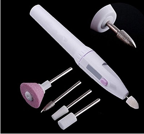 Perfect shopping Nail Art Tip Electric Manicure Toenail Drill File Tool Nail Grinder Polisher Set