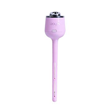 Leoyes J04-062 Portable USB Mini Humidifier, Two Automatic Shut-off Modes, Use for Office, Bedside, Hotel, Reading Room, Plane, Car, Pink